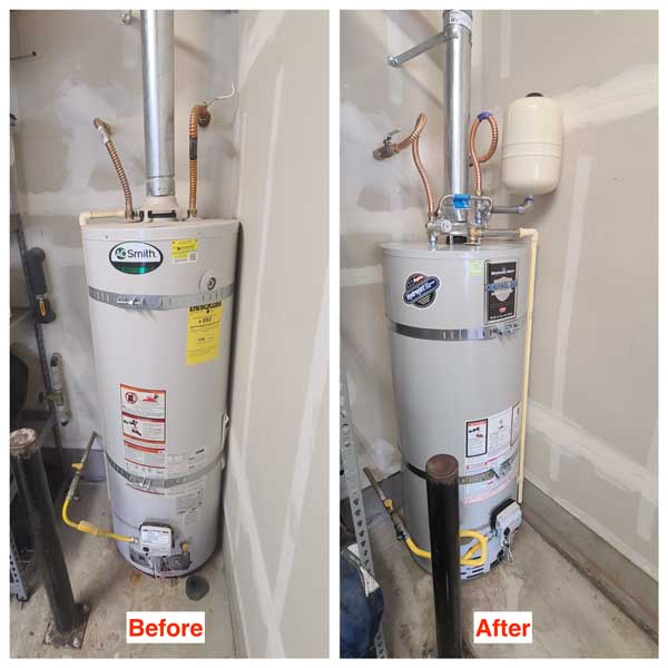 water heater installation